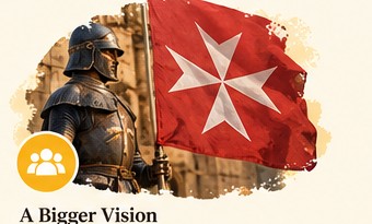 Historical knights and the eight-pointed Maltese cross